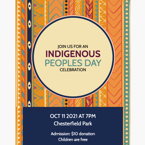 Indigenous Peoples Day Event